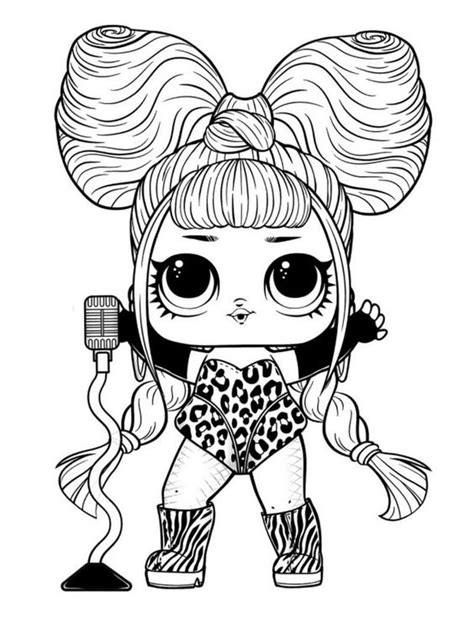 Lol Surprise Doll Luxe Coloring Pages Baby
