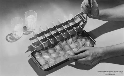 Edward H Roberts Invents Lever Release Aluminum Ice Cube Tray Nomadic