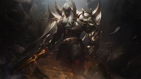 Blood Moon Aatrox Prestige Edition Splash Art 8k 7680x4320 Wallpaper