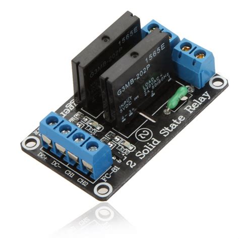 5v 2 Channel Low Level Trigger Solid State Relay Ssr Module Relay