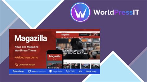 Magazilla News And Magazine Theme WorldPress IT
