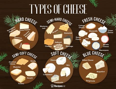 Types Of Cheese Chart