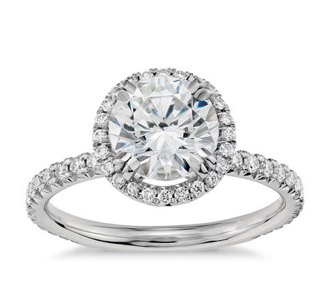 They know that buying an engagement ring is a unique experience and they aim to make this the best experience possible. Blue Nile Studio Heiress Halo Diamond Engagement Ring in ...