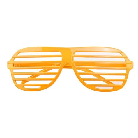 12x fashion plastic shutter shades glasses eyewear halloween party cosplay props 192750377720