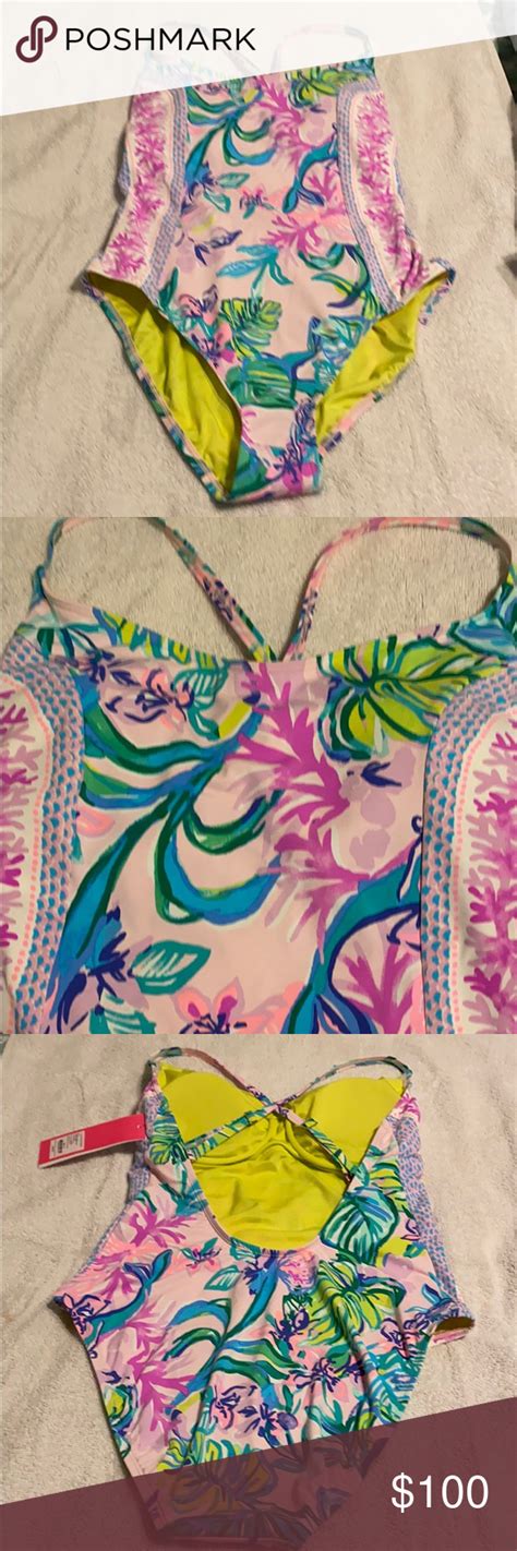 Lilly Pulitzer Azalea One Piece Swimsuit Size 8 Lilly Pulitzer Swim