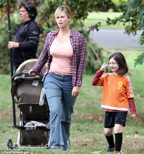 Charlize Theron Shows Fuller Figure On Set Of Tully Amid Reports She