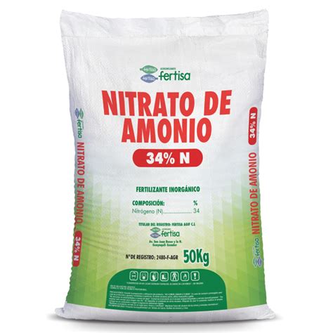 Nitrato De Amonio Fertilizante Nitrogenado Fertisa