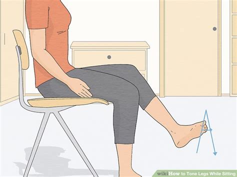 10 Ways To Tone Legs While Sitting Wikihow