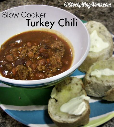 Slow Cooker Turkey Chili Recipe