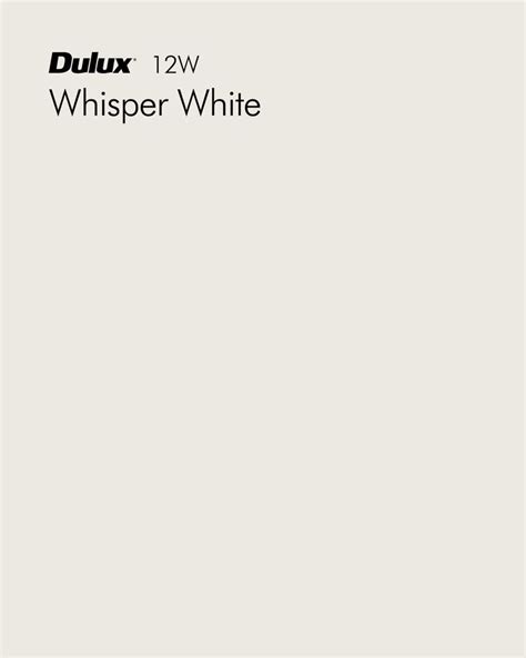 Dulux Whisper White In 2020 Dulux Whisper White Dulux Dulux White Paint