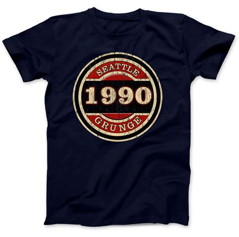 Seattle Grunge 1990 T Shirt 100 Premium Cotton Kurt Cobain Inspired Ebay