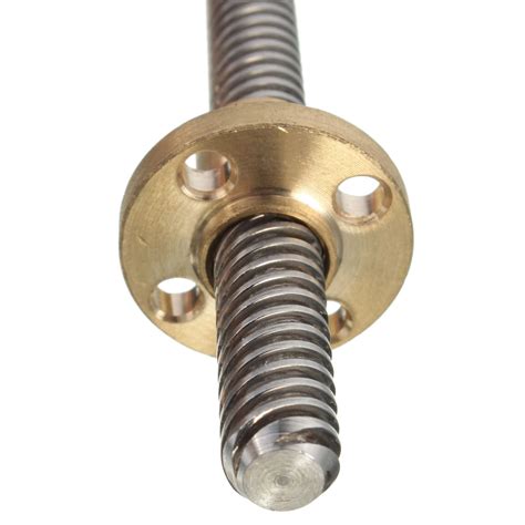 machifit 500mm lead screw 8mm thread 2mm pitch lead screw with copper electronic pro