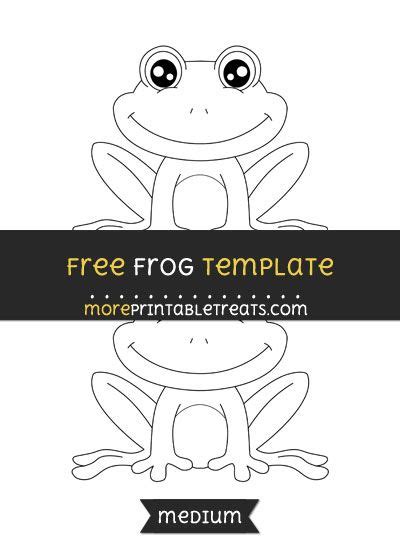Free Frog Template Medium Frog Template Templates Printable Free Templates
