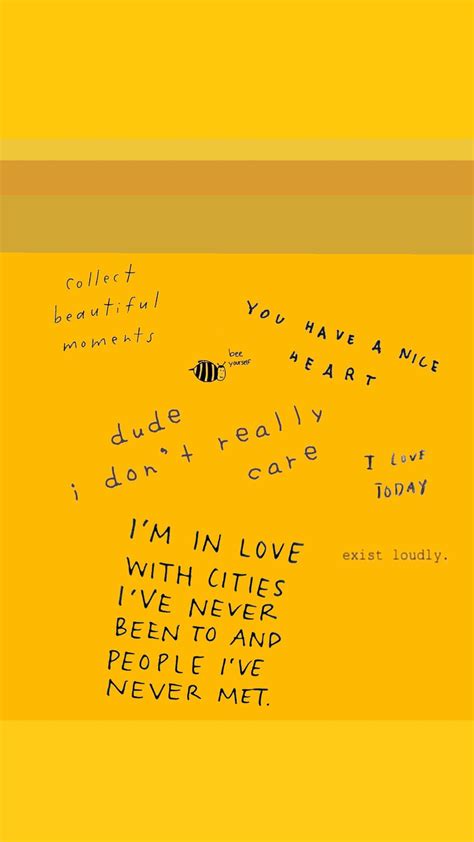 Quotes Yellow Aesthetic Wallpapers Top Free Quotes Yellow Aesthetic