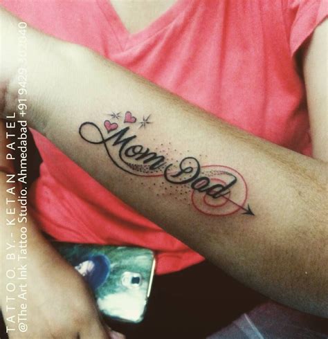 Love You Mom And Dad Tattoo Qtato