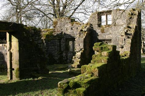 Ruins Of Wycoller Hall Ferndean Manor In Charlotte Brontës Jane