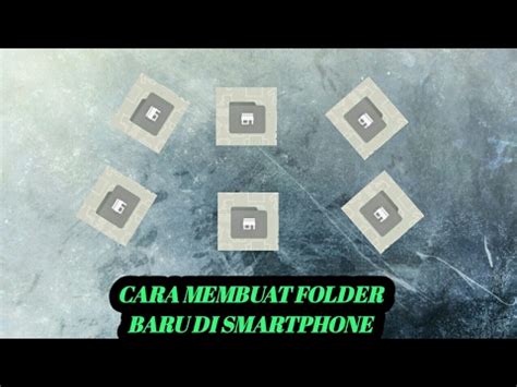Folder baru sudah berhasil dibuat. Cara Membuat Folder Baru di Smartphone - Vivo V3 #2 - YouTube