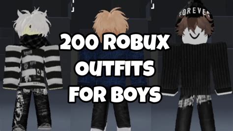 200 Robux Outfit Ideas 200 Robux Avatar 200 Robux Outfits Boy