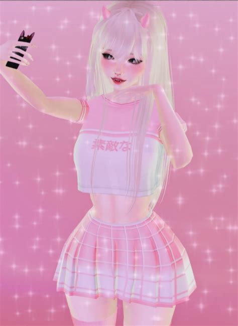 M0nys Imvu Nice Pink 3 Virtual Girl Cute Anime Character Aesthetic