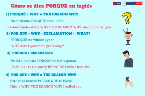 El Blog Para Aprender Inglés Las Diferentes Maneras De Decir “porque