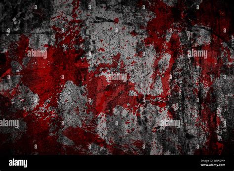 Grunge Halloween Background With Blood Splash Space Stock Photo Alamy