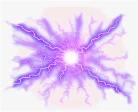 Electric Lightning Ball Magic Purple Light Purple Lightning Png PNG