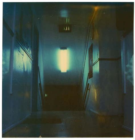 Stefanie Schneider Stairway Suburbia Contemporary Polaroid Photography Portrait For