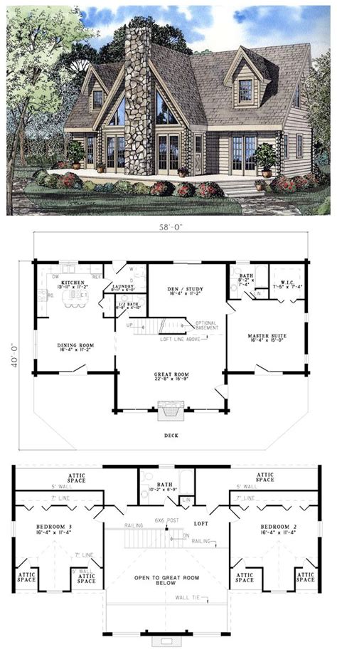 Lake House Floor Plans With Loft Choose Your Favorite Lake House Plan