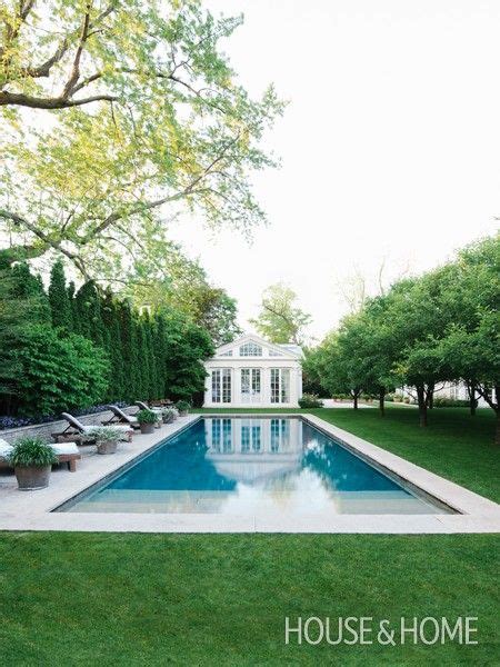 35 Perfect Pools To Dive Into Pool Houses Pool Landscaping Pool House