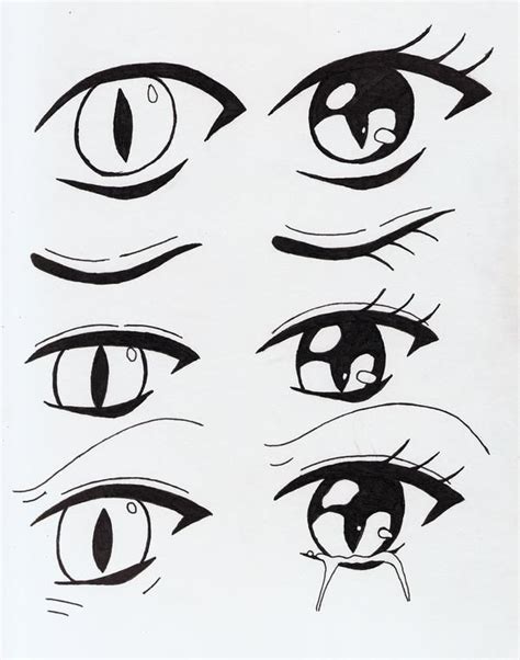 Anime Eyes Coloring Pages