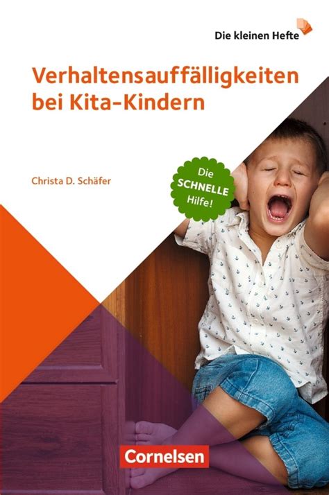 Verhaltensauffälligkeiten Bei Kita Kindern Von Christa Schäfer Buch 978 3 8346 5164 8