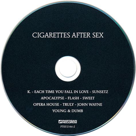 Carátula Cd De Cigarettes After Sex Cigarettes After Sex Portada