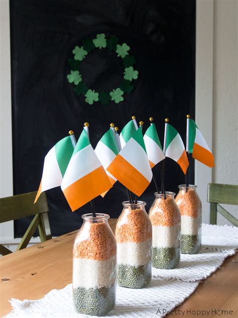 Irish Flag Centerpiece A Pretty Happy Home