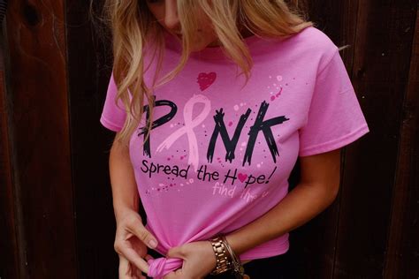 pink breast cancer awareness t shirt