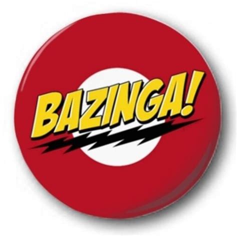 Bazinga 1 Zoll25mm Button Badge Sheldon Cooper Big Bang Theory Ebay