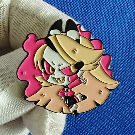 Hazbin Hotel Set Of Charlie Alastor X Angel Dust Enamel Pin