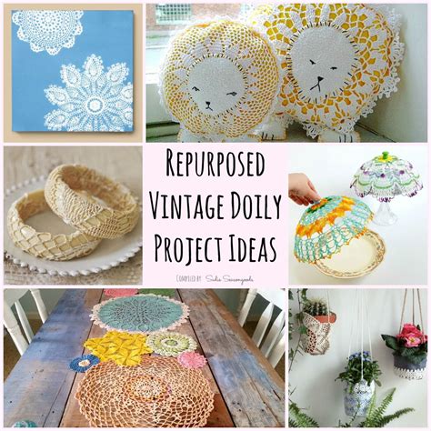 30 Doily Crafts With Vintage Doilies Doilies Crafts Crafts Fabric
