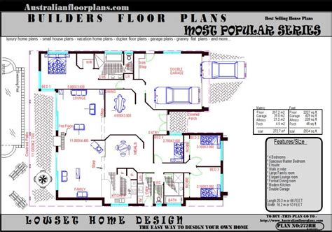 views to the back of home | Split level home designs, House plans, Floor plans
