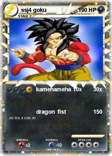 Pokémon Ssj4 Goku 58 58 Kamehameha 10x My Pokemon Card