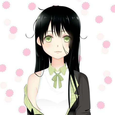 Black Hair And Green Eyes Anime Anime Engraçado Desenho