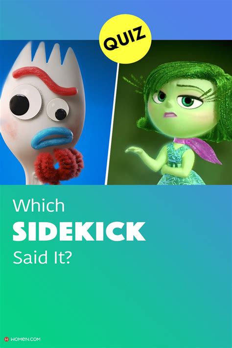 Pixar Quiz Which Sidekick Said It In 2021 Disney Personality Quiz