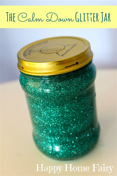 The Calm Down Glitter Jar Happy Home Fairy Glitter Jars Calm Down