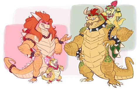 Bowser And Bowsette Big And Burly By Earthsong9405 On Deviantart Super Mario Art Mario Fan