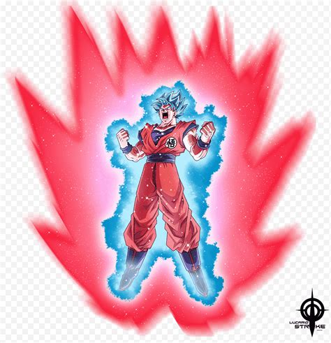 Goku Ssj Kaioken Azul Png Klipartz
