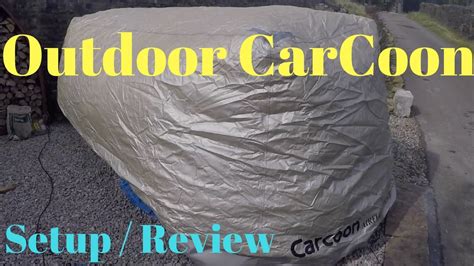 Outdoor Carcoon Car Storage System Setup And Review Youtube