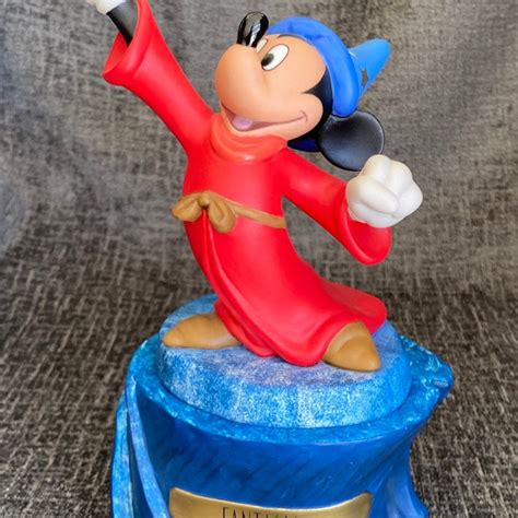 Mickey Mouse Fantasia Figurine Etsy