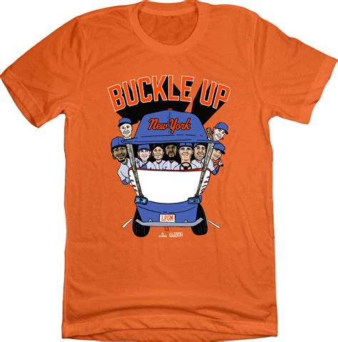 buckle up new york tee official nym baseball gear in the clutch