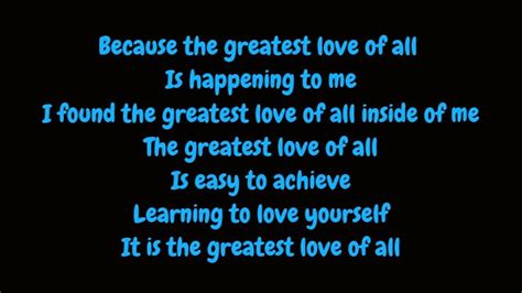 1 104 061 855 просмотров. Whitney Houston - Greatest Love Of All (Lyrics HD) - YouTube