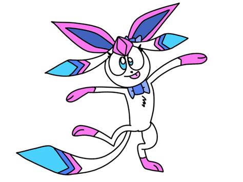 Silly Sylceon Drawn By Pt Blank Template Imgflip