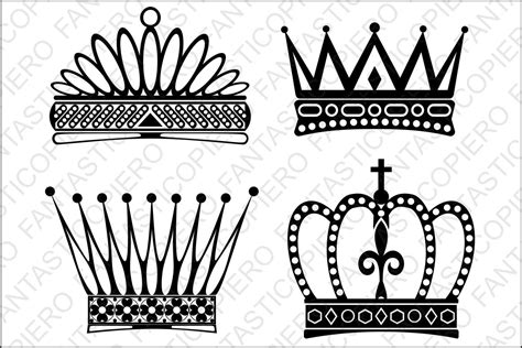 Royal Queen Crown Svg Layered Svg Cut File New Free Elegant Script
